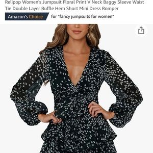 Women’s Romper Floral Print